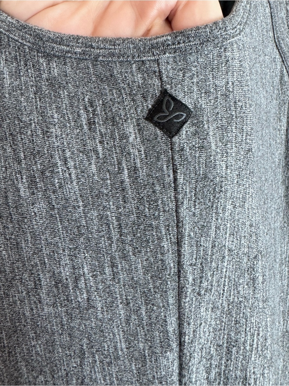 Prana Womens Athletic Dress Heathered Gray Sleeveless Built In Bra M Outdoors - Picture 4 of 8